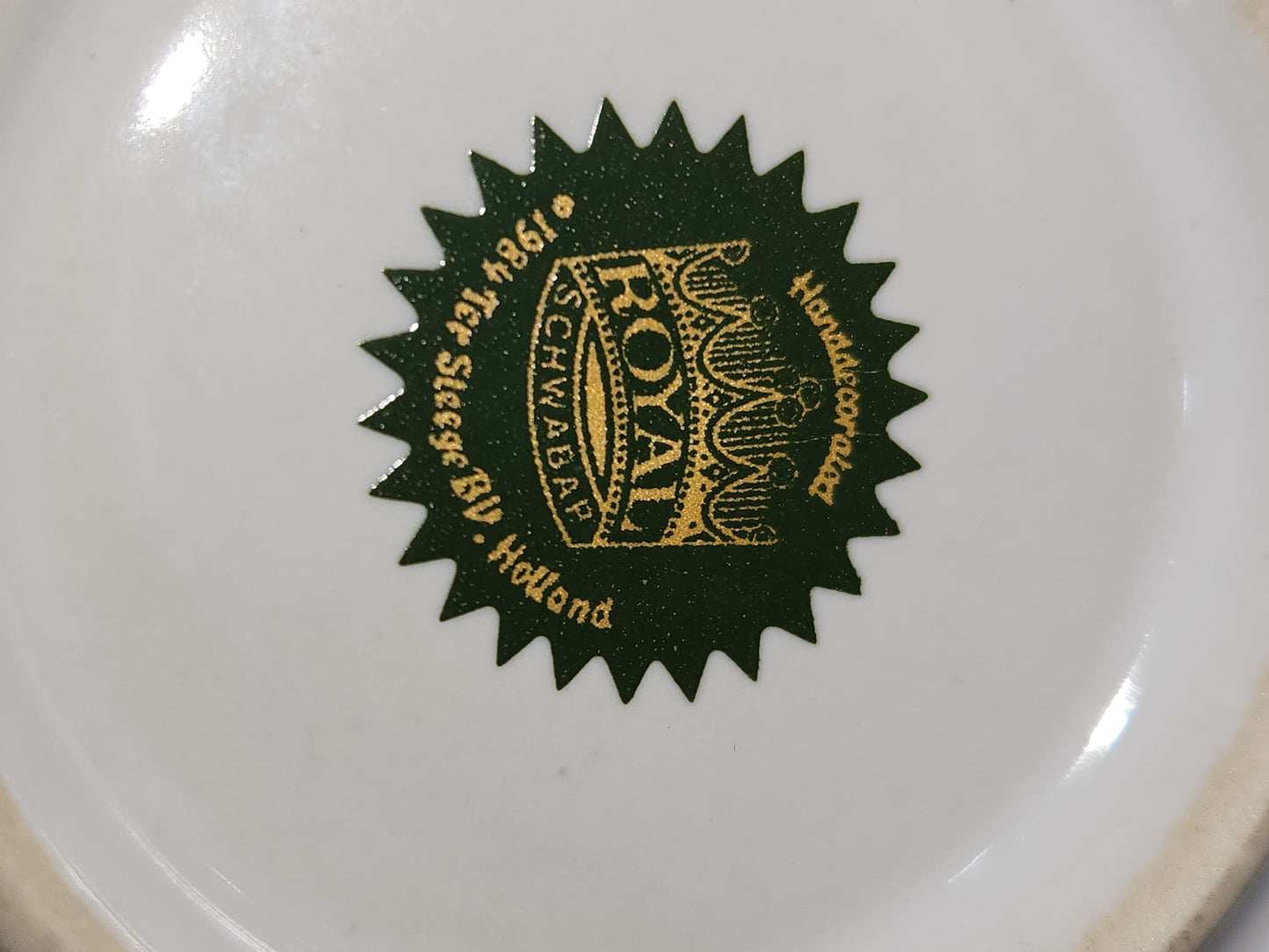 Vintage 1984 Royal Schwabap Mini Plates 3 1/2"