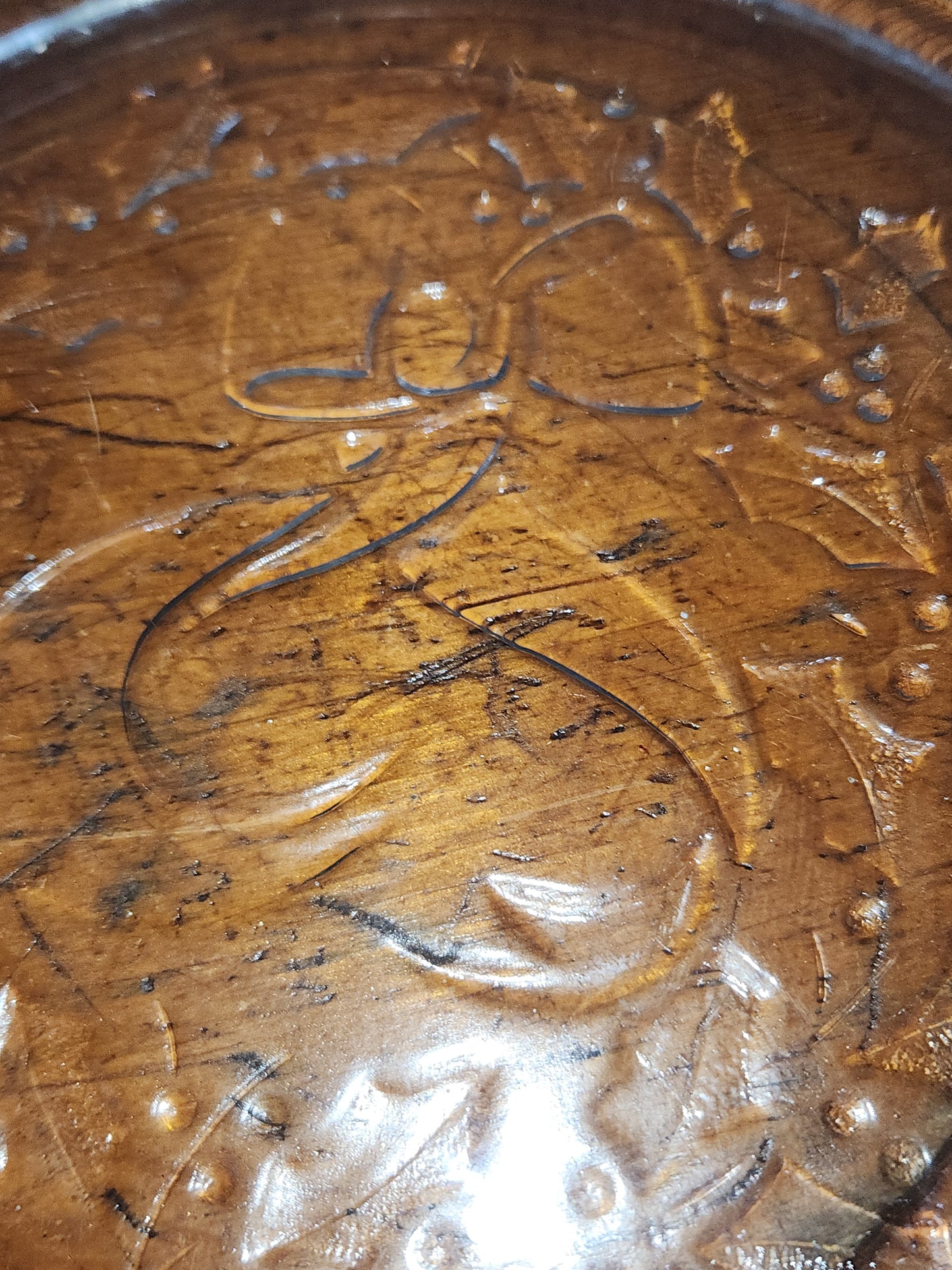 Vintage Anchor Hocking Wreath Platter Design ah7