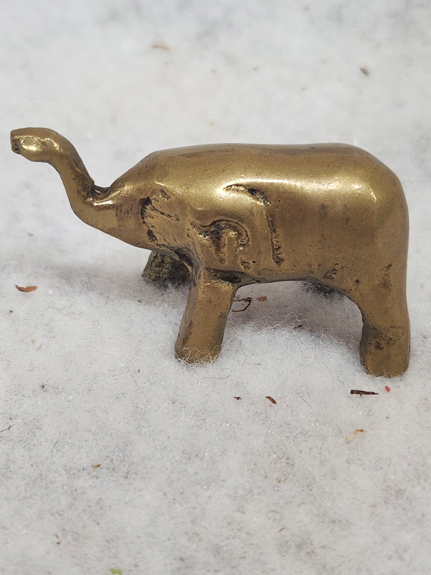 Miniature brass elephant br88