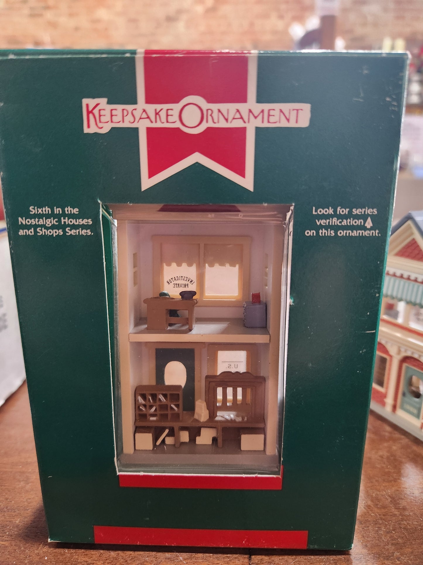 HH1989 US Post Office Ornament Hallmark Nostalgic Houses