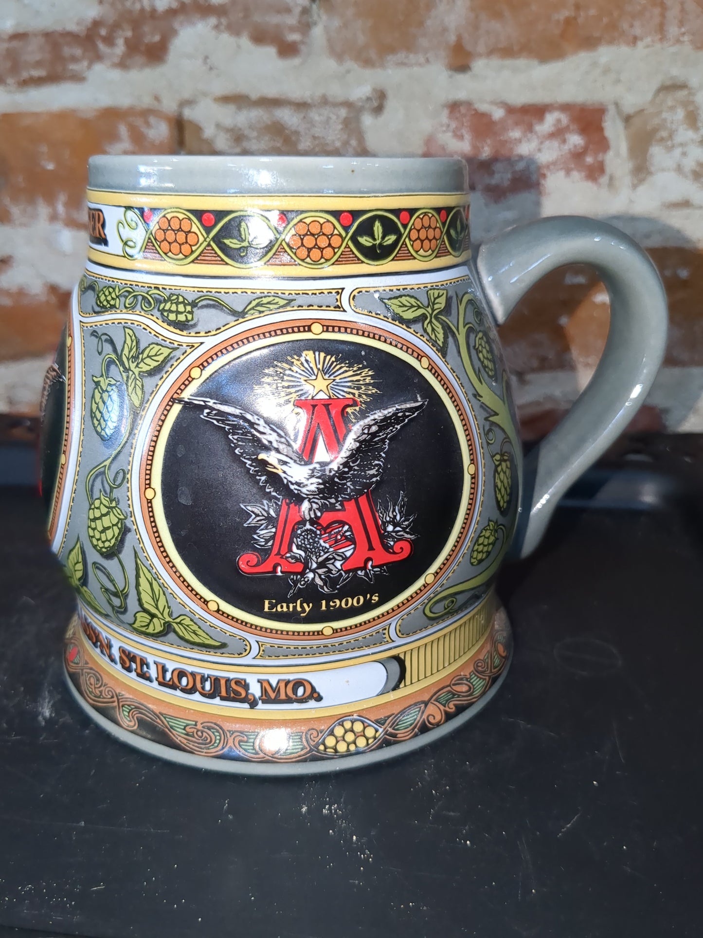 Budweiser Mug A& E 1890 Edition 2nd in series 1993 sage