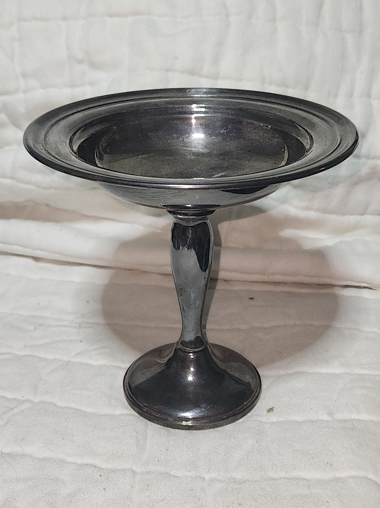 Vintage Gorham silver plated Compote Candy Dish pedestal ss432