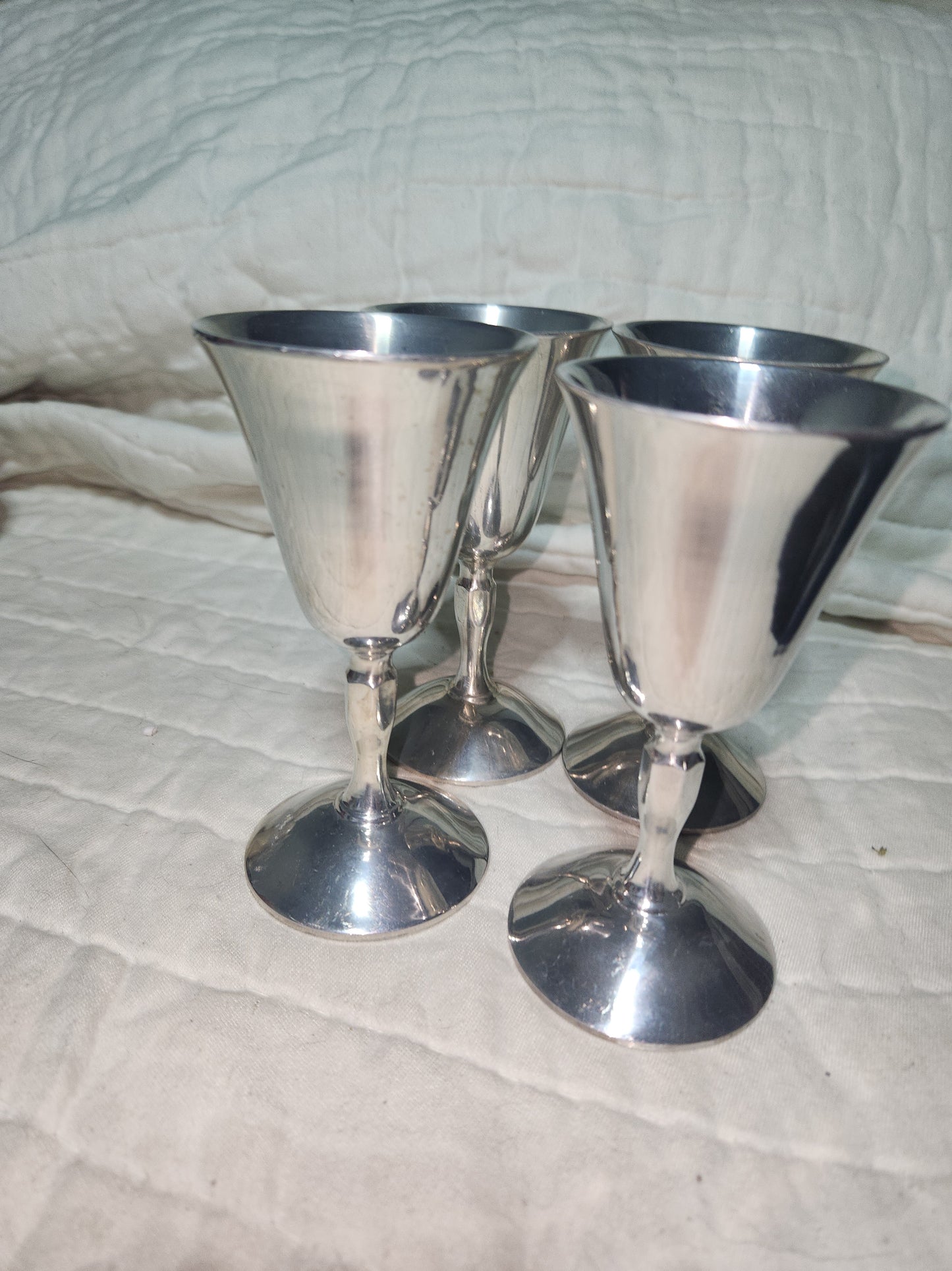 Vintage Raimond Italy Silver Wine Cups silver stemware set of 4 ss681