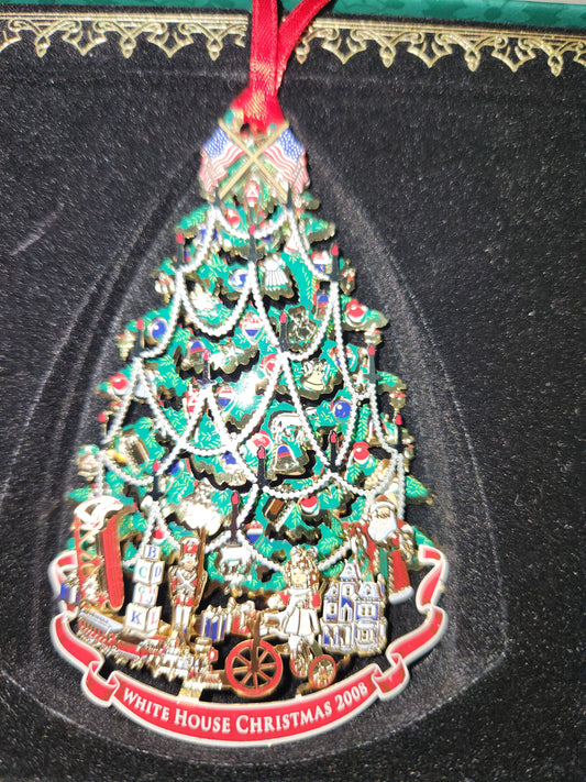 The White House Historical Association Collectible Christmas Ornament 2008 President Benjamin Harrison wh2008