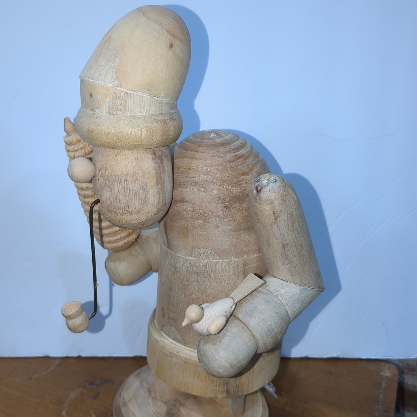 Vintage, retired Zim's UNFINISHED Santa or wizard smoker incense burner zim1