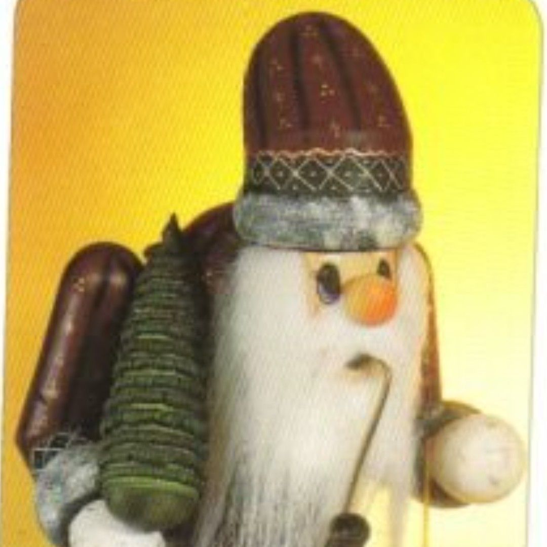 Vintage, retired Zim's UNFINISHED Santa or wizard smoker incense burner zim1
