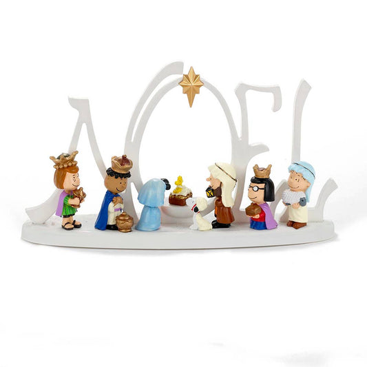 10" BATTERY OPERATED LED PEANUTS LIGHTED NATIVITY pe1