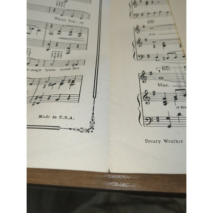 Dreary Weather: Univ of Penn. Fox Trot - 1924 sheet music - Fred & Tom Waring