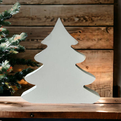 Primitive/Rustic Wood Christmas Tree - Original Style: UNFINISHED / Tall