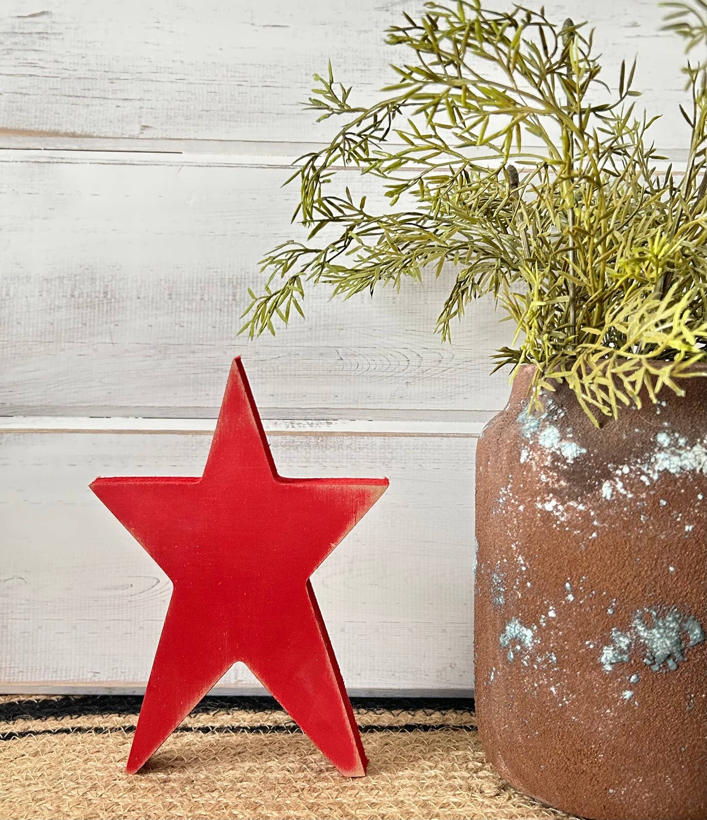 Primitive Wood Prim Stars: Unfinished / Large