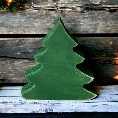 Primitive/Rustic Wood Christmas Tree - Original Style: UNFINISHED / Short