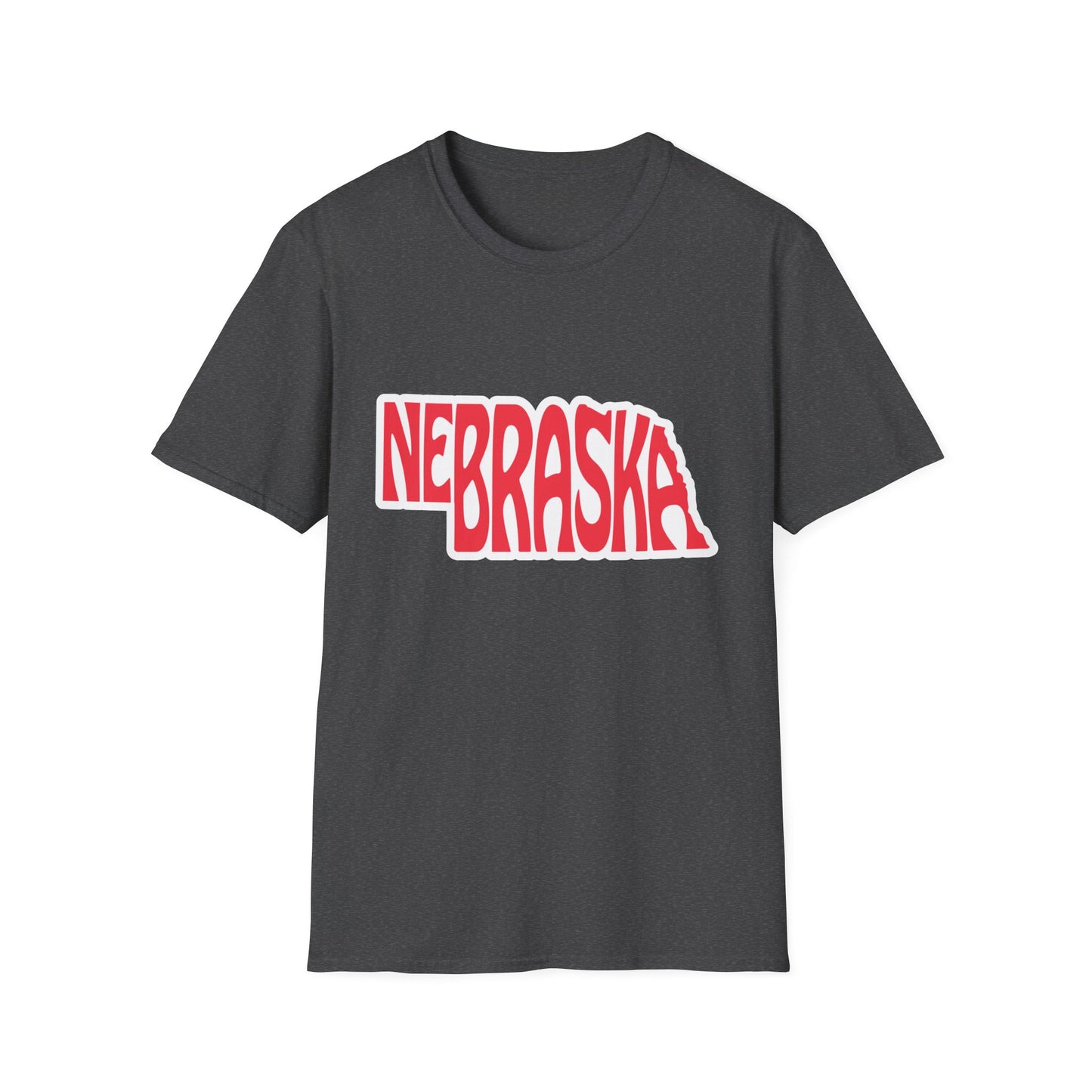 Nebraska Word Unisex Softstyle T-Shirt