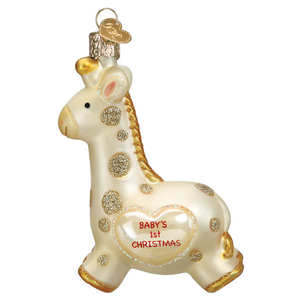 Baby's First Christmas Giraffe Ornament  NOT AVAILABLE AT MINDEN LOCATION