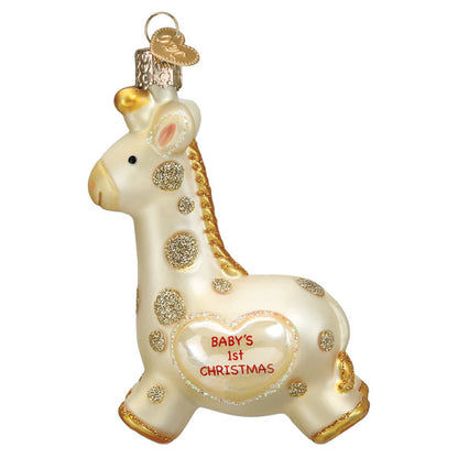 Baby's First Christmas Giraffe Ornament  NOT AVAILABLE AT MINDEN LOCATION
