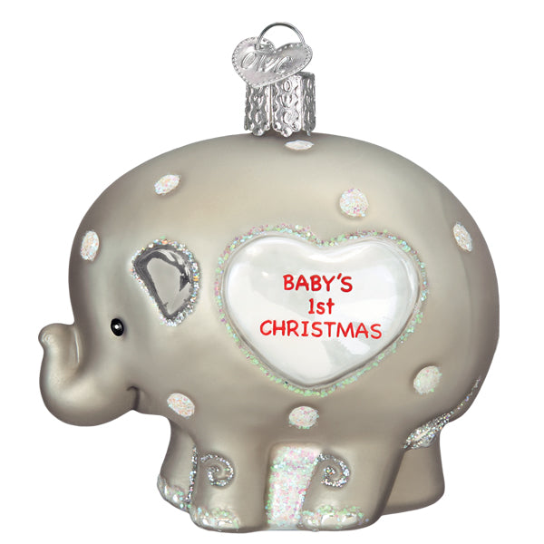 Baby's 1st Elephant Ornament  NOT AVAILABLE AT MINDEN LOCATION