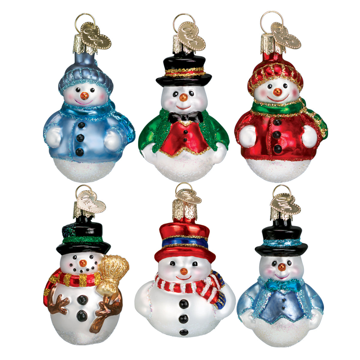 Mini Snowman Ornament Set  NOT AVAILABLE AT MINDEN LOCATION