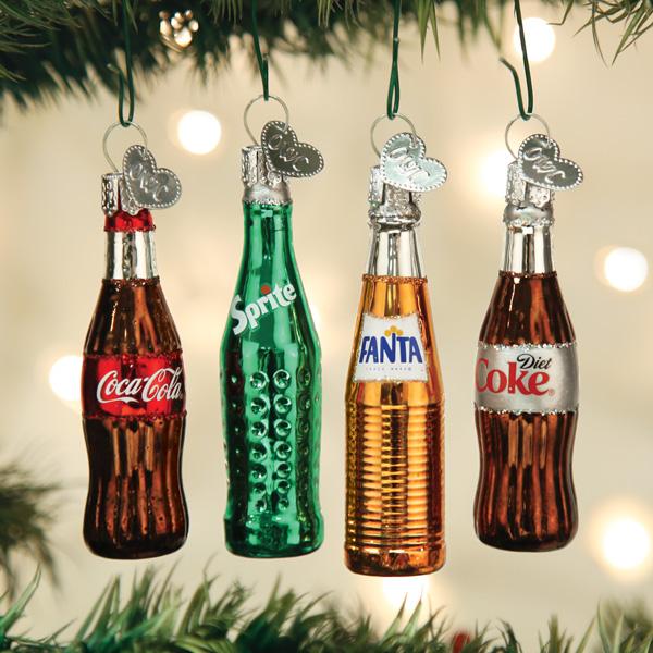 Coca-Cola® Mini Beverage Ornament Set  NOT AVAILABLE AT MINDEN LOCATION