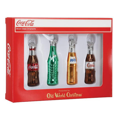 Coca-Cola® Mini Beverage Ornament Set  NOT AVAILABLE AT MINDEN LOCATION