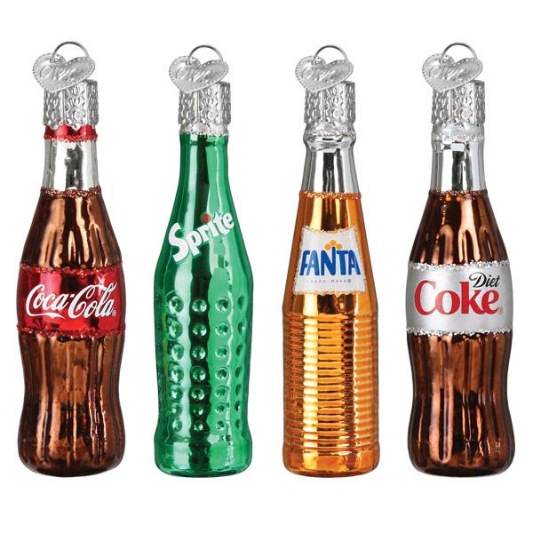 Coca-Cola® Mini Beverage Ornament Set  NOT AVAILABLE AT MINDEN LOCATION