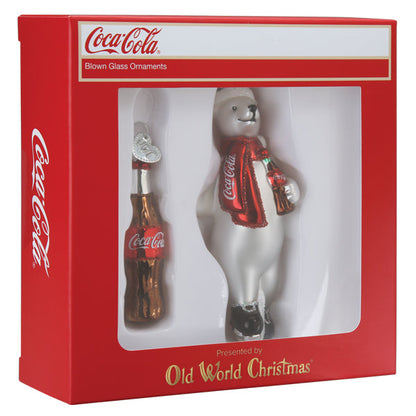 Coca-Cola® Polar Bear Ornament Set  NOT AVAILABLE AT MINDEN LOCATION