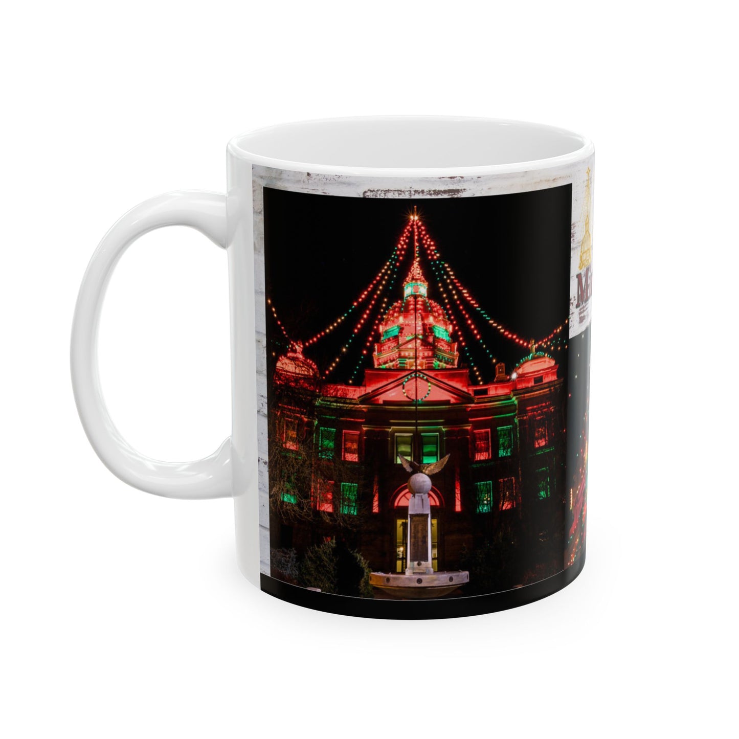 Minden, Nebraska Christmas City Ceramic Mug 11oz