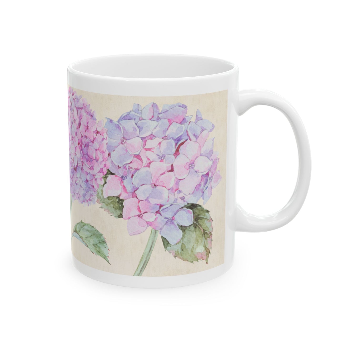 Hydrangea Ceramic Mug 11oz