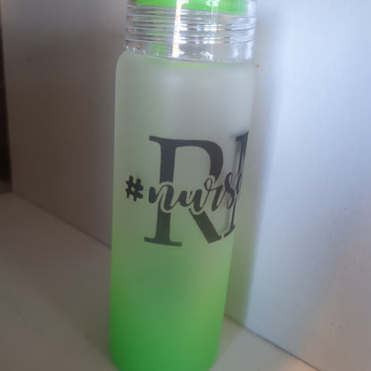 17 Oz Double Walled Glass Tumbler Nurse Life