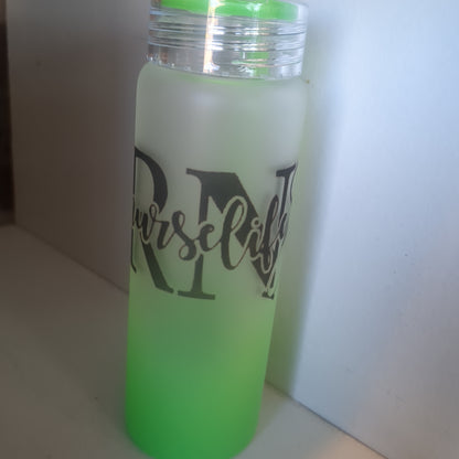 17 Oz Double Walled Glass Tumbler Nurse Life