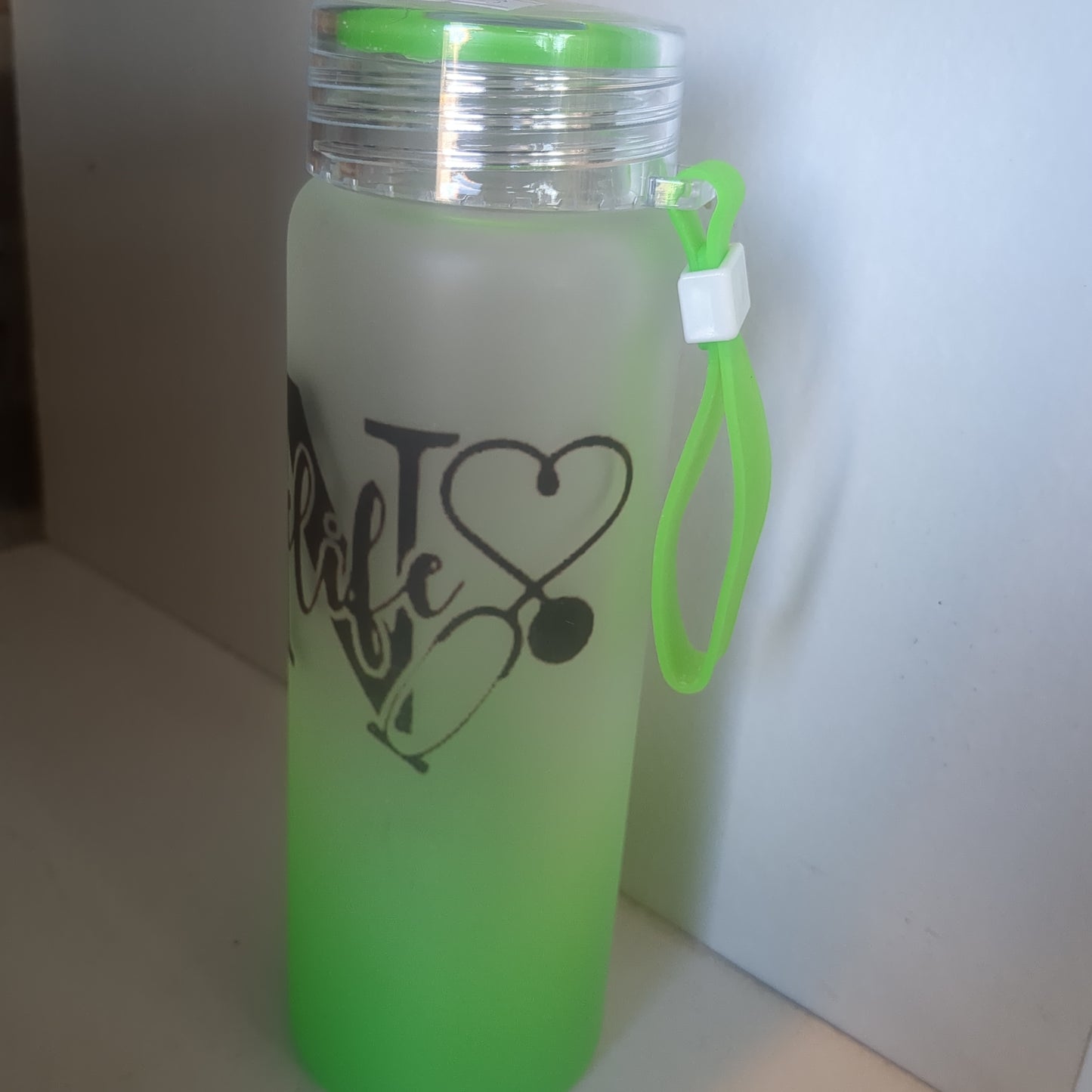 17 Oz Double Walled Glass Tumbler Nurse Life