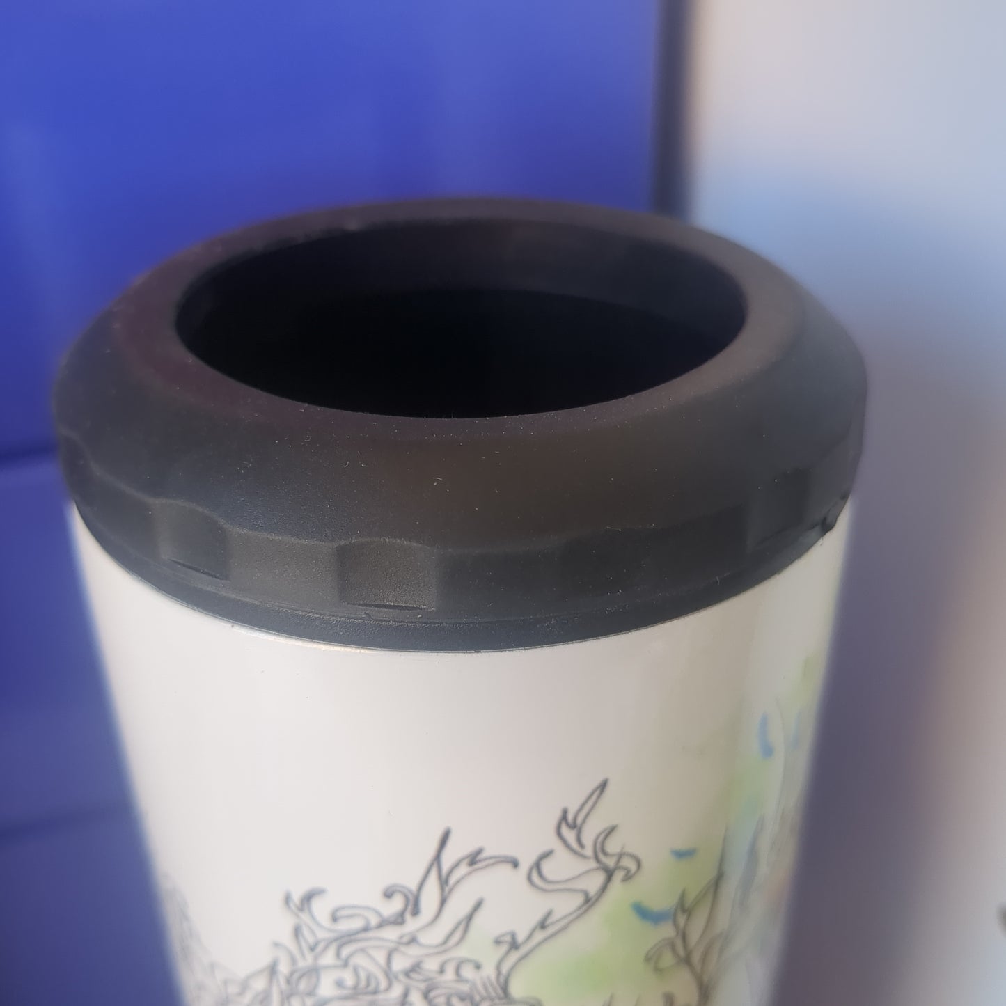 NOW WITH WHITE SPEAKER 17 Oz Speaker Tumbler Peacock