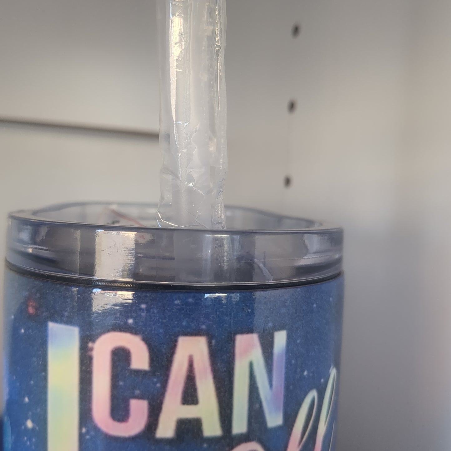 SPEAKER IS NOW LAVENDAR AND NOT DAMAGED 17 oz Steel Insulated Can Cooler, Tumbler & Speaker  can do all things through God