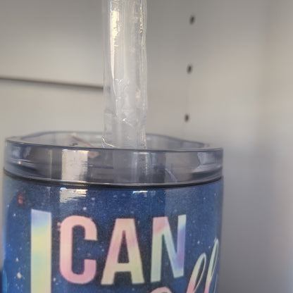 SPEAKER IS NOW LAVENDAR AND NOT DAMAGED 17 oz Steel Insulated Can Cooler, Tumbler & Speaker  can do all things through God