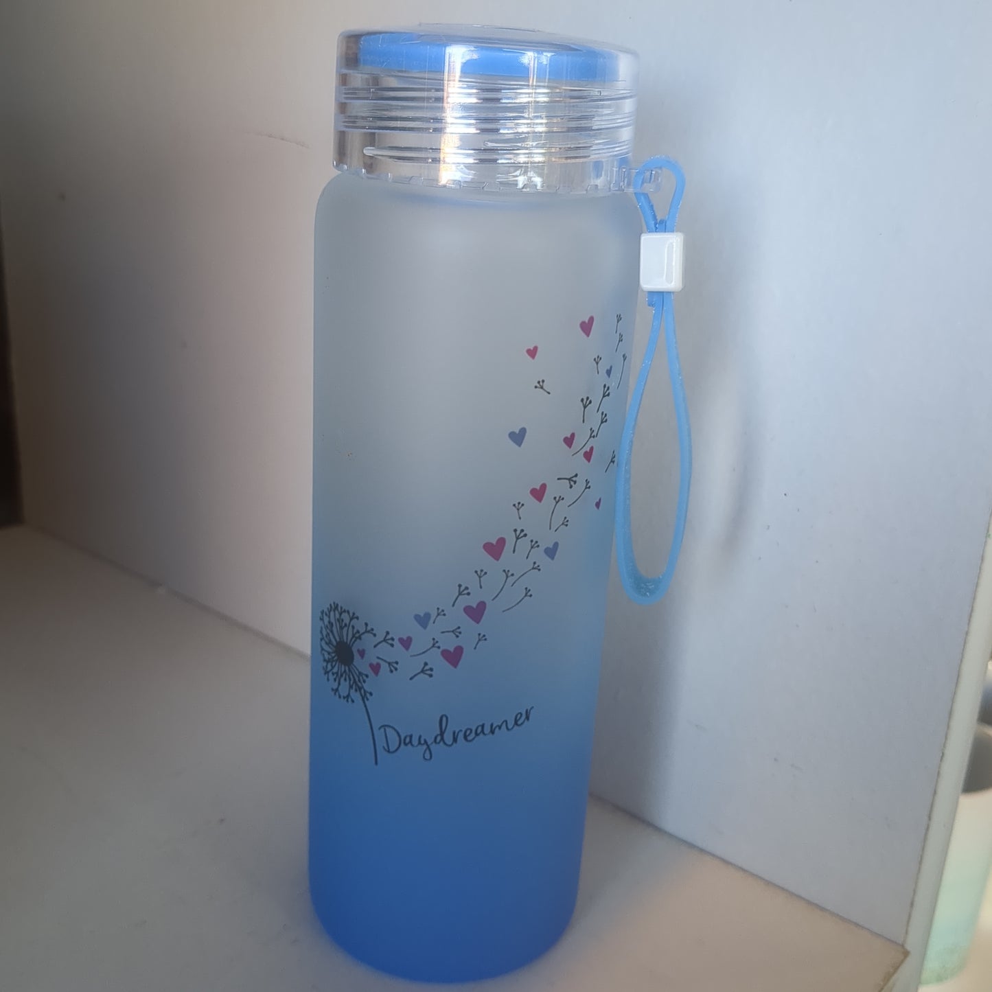 17oz Double Walled Glass blue Tumbler Daydreamer