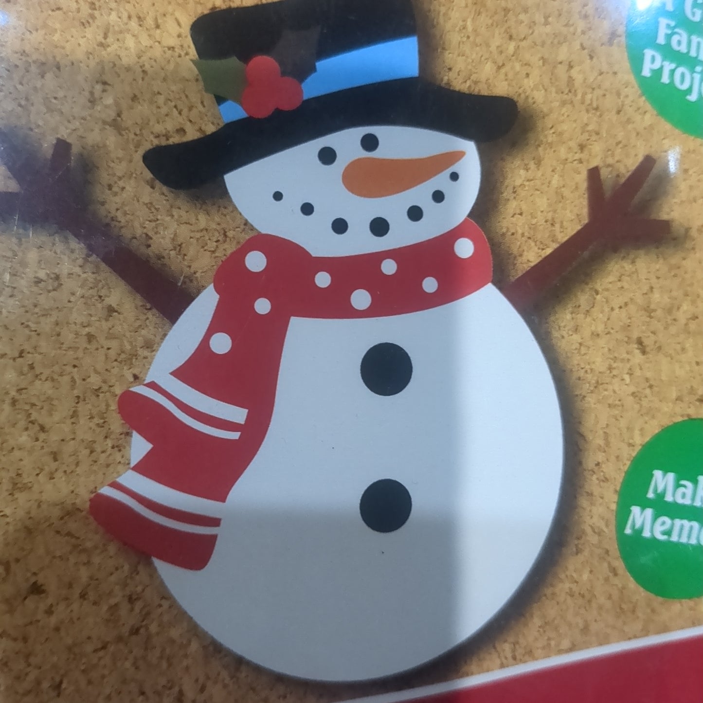 Foam snowman ornament kit