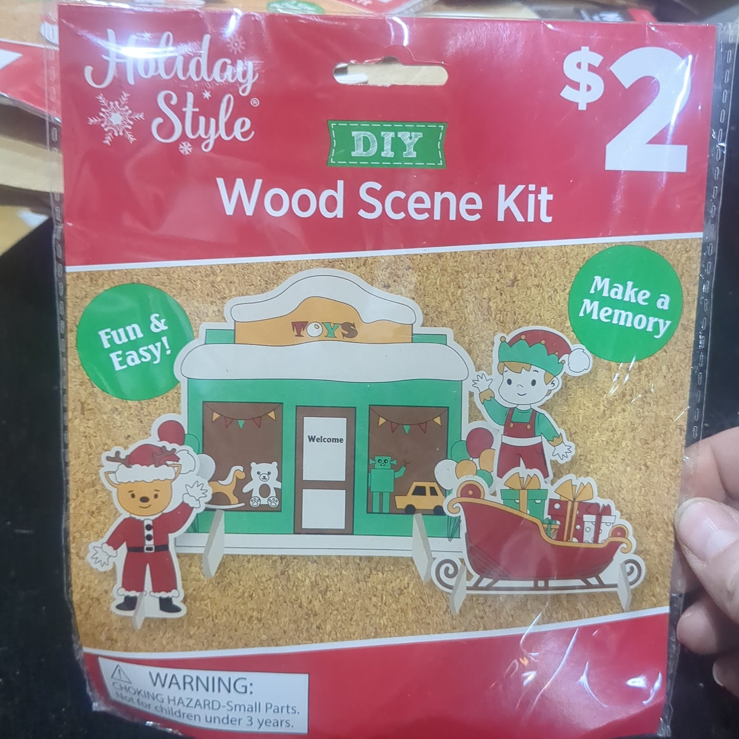 Do it yourself wooden scene kit
