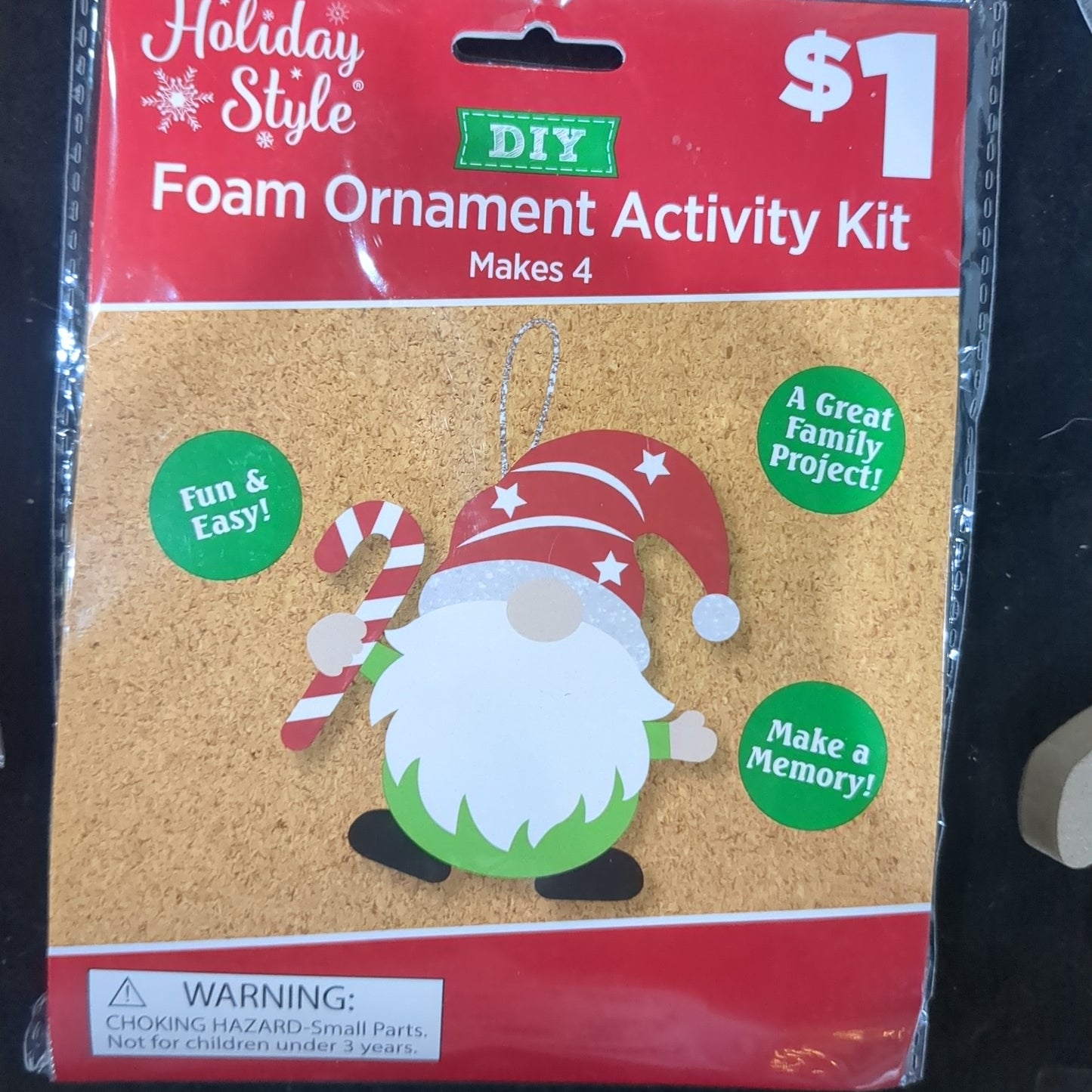 Gnome foam ornament activity kit