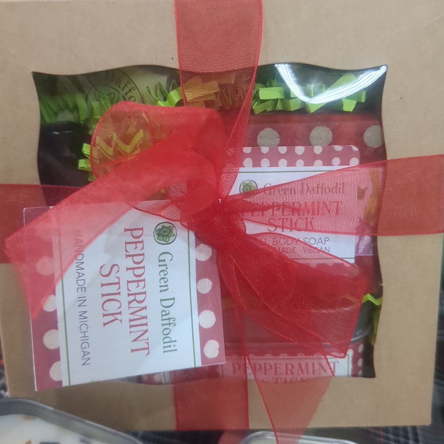 Scented Peppermint Stick Boxed Gift  Set - Holiday / Christmas