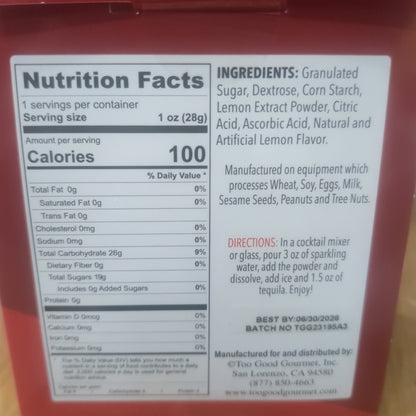 Cocktail Mixes Margarita from Too Good Gourmet