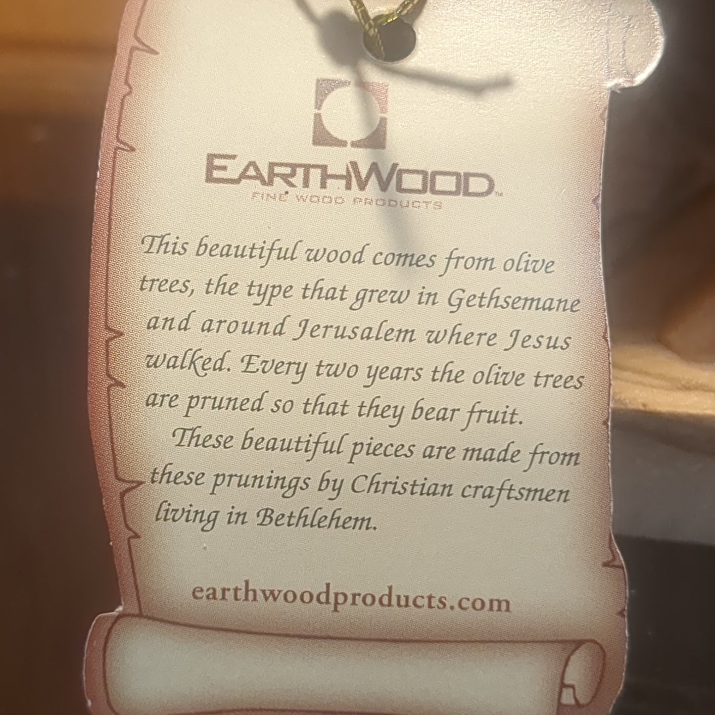 Nativity Set for children - 3.5"  Carved from olive wood in Bethlehem n4