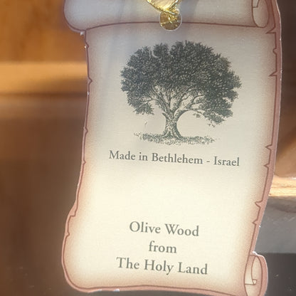 Nativity Set for children - 3.5"  Carved from olive wood in Bethlehem n4