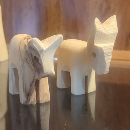 Nativity Set for children - 3.5"  Carved from olive wood in Bethlehem n4