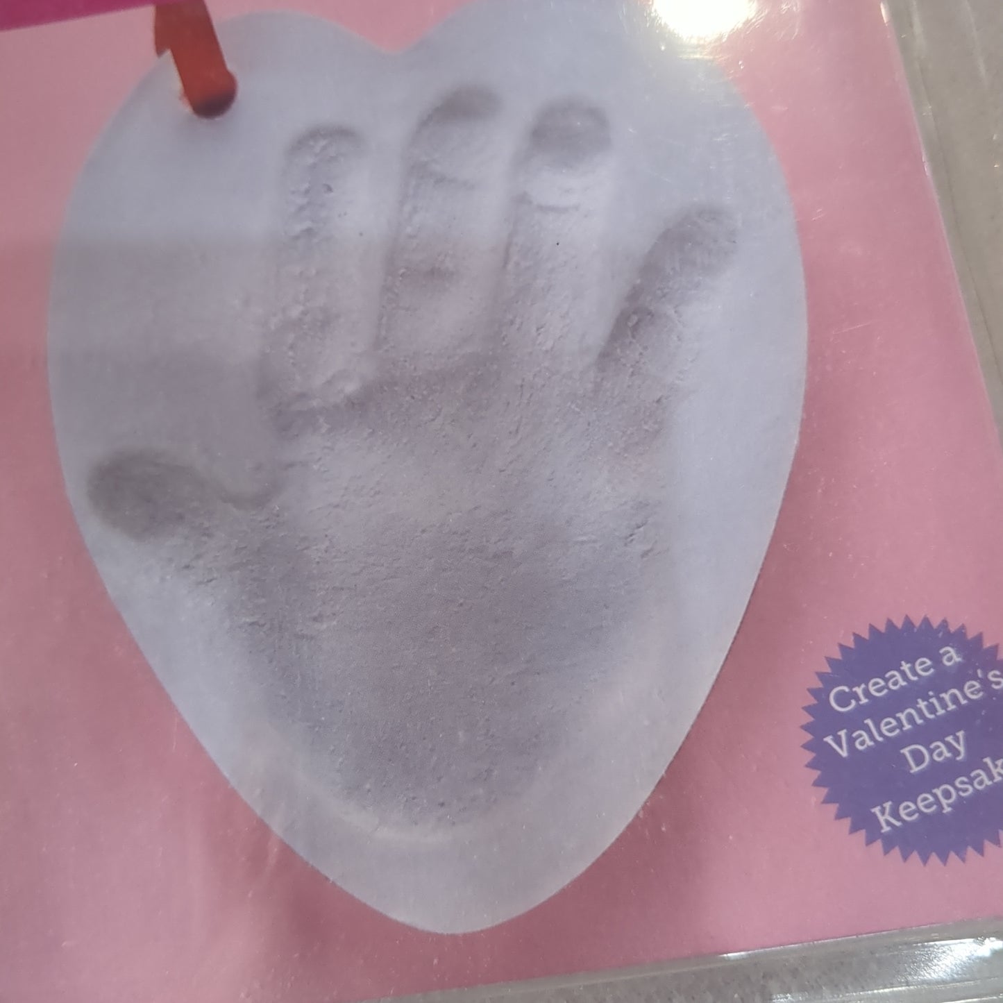 Valentine's Day plaster handprint kit