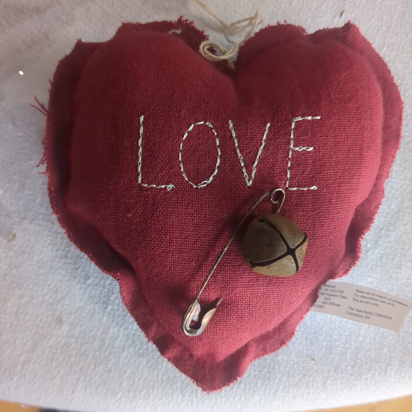 Love Heart Pillow Ornament