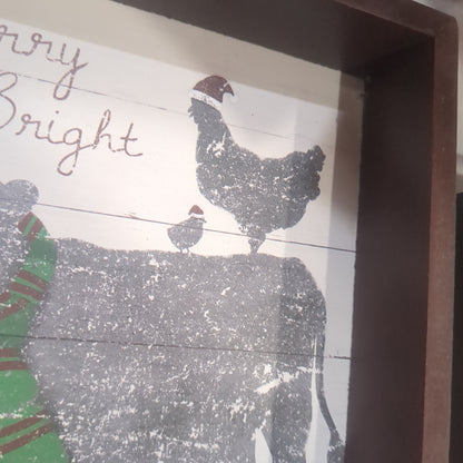 Merry & Bright Box Sign