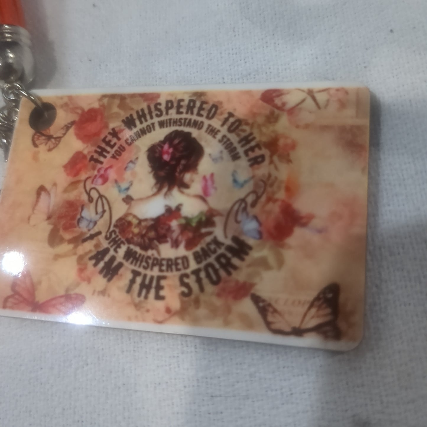Keychain I Am The Storm