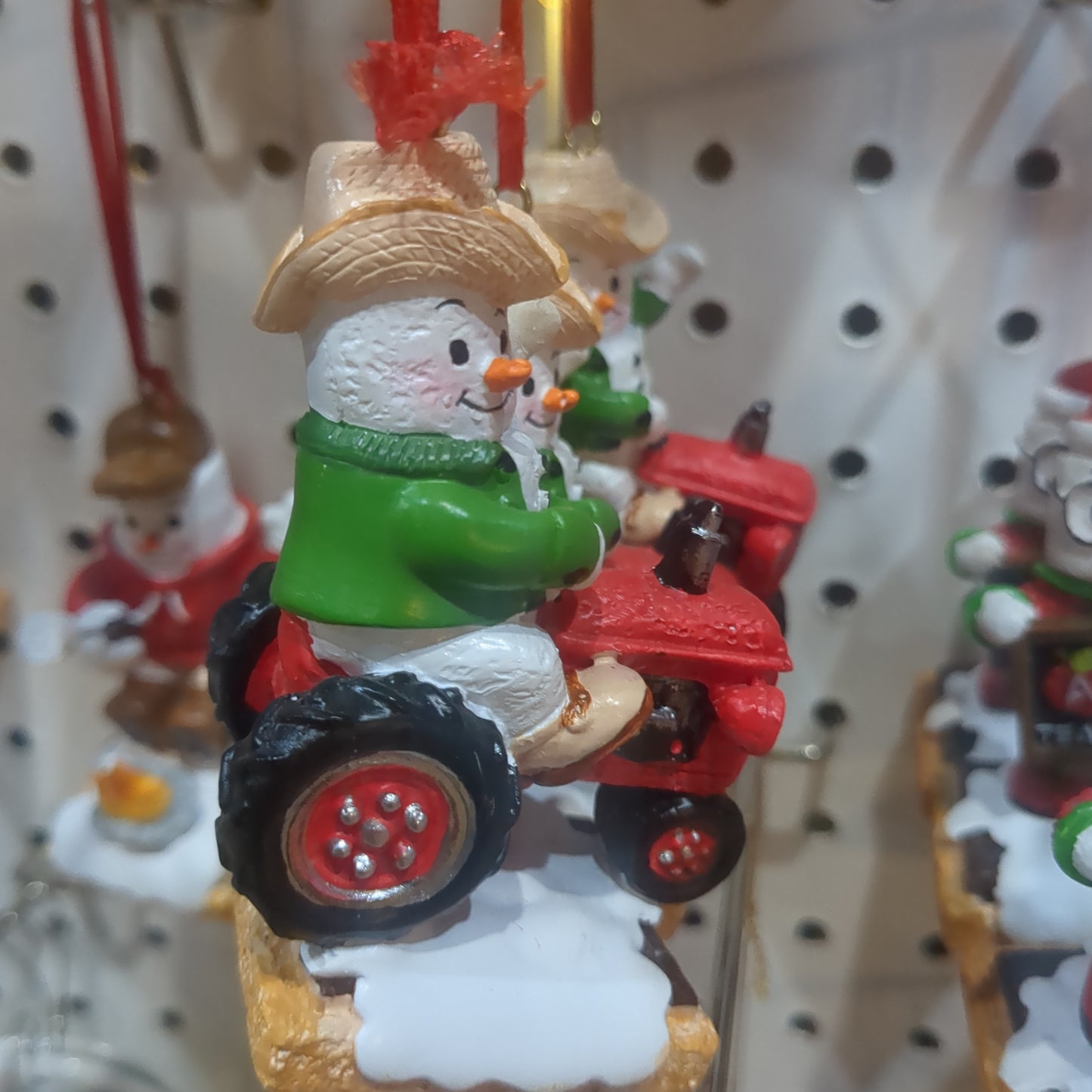 Marshmallow Farmer Ornament