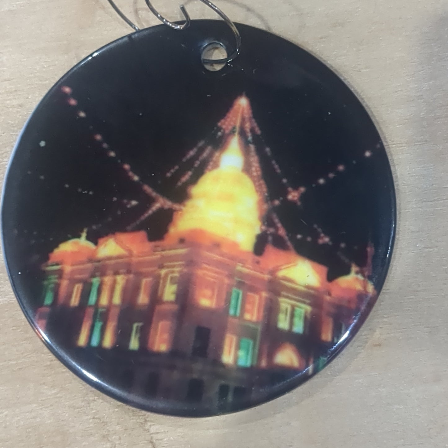 Minden, Nebraska Courthouse lights ornament
