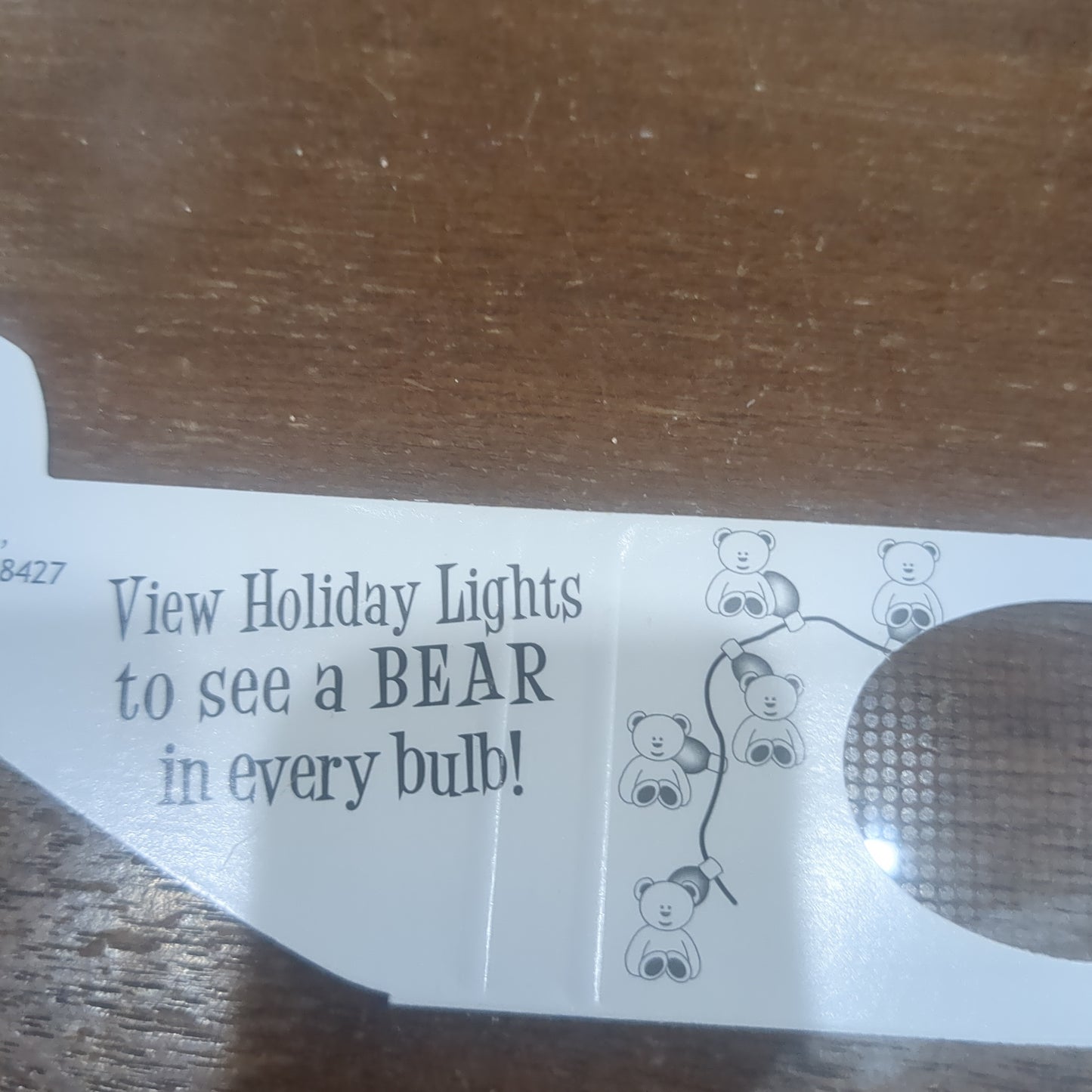 Holiday Specs teddy bear