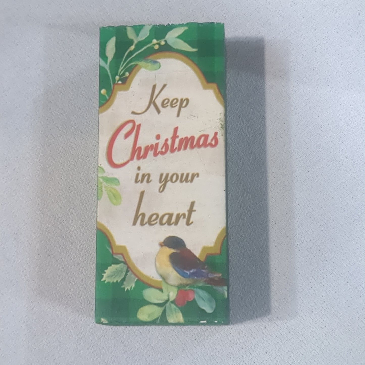 Word Block Keep Christmas In Your