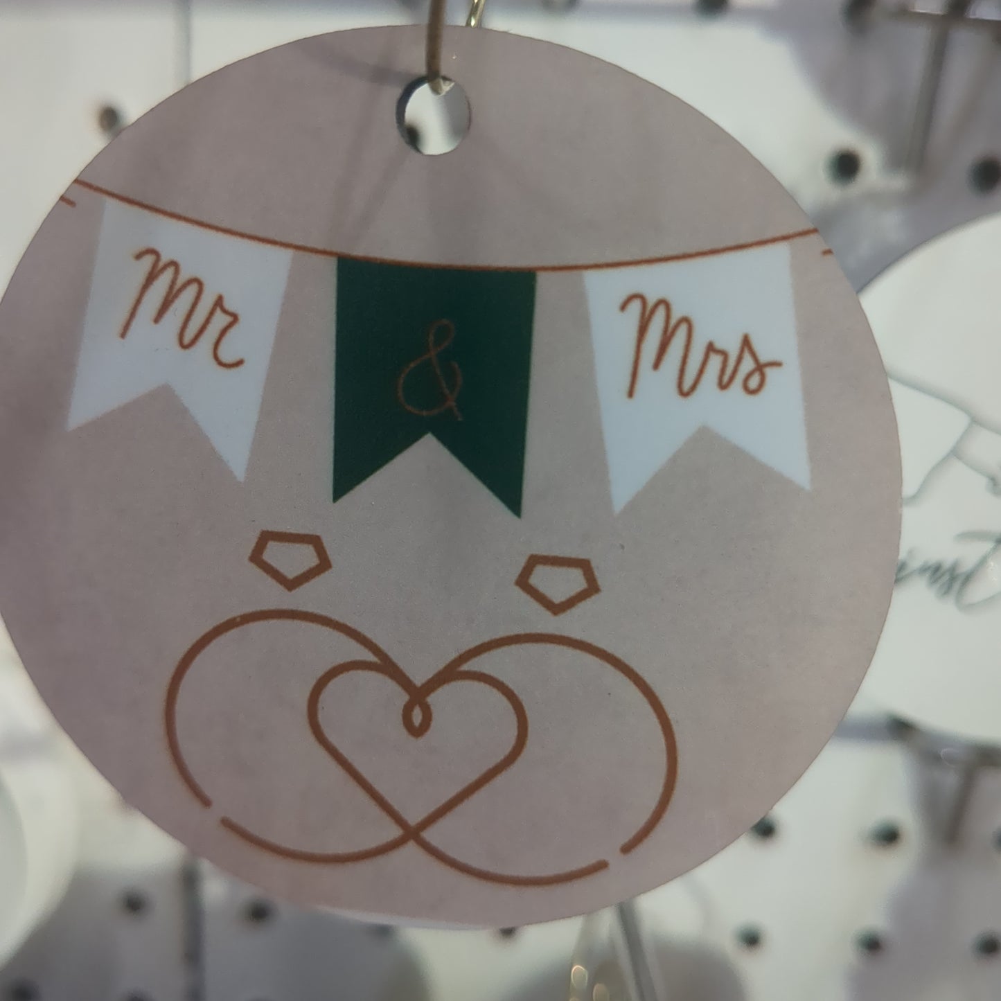 Wedding Ornament Mr and Mrs